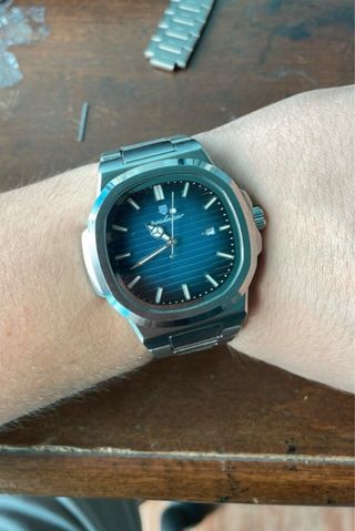 Reloj POEDAGAR Azul y Plateado