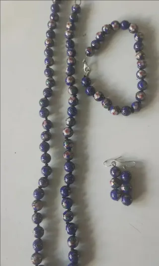 Collares pendientes y pulseras plata y perlas