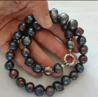 Collares pendientes y pulseras plata y perlas