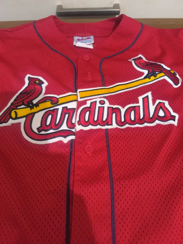 Maglietta baseball Majestic Cardinals rossa
