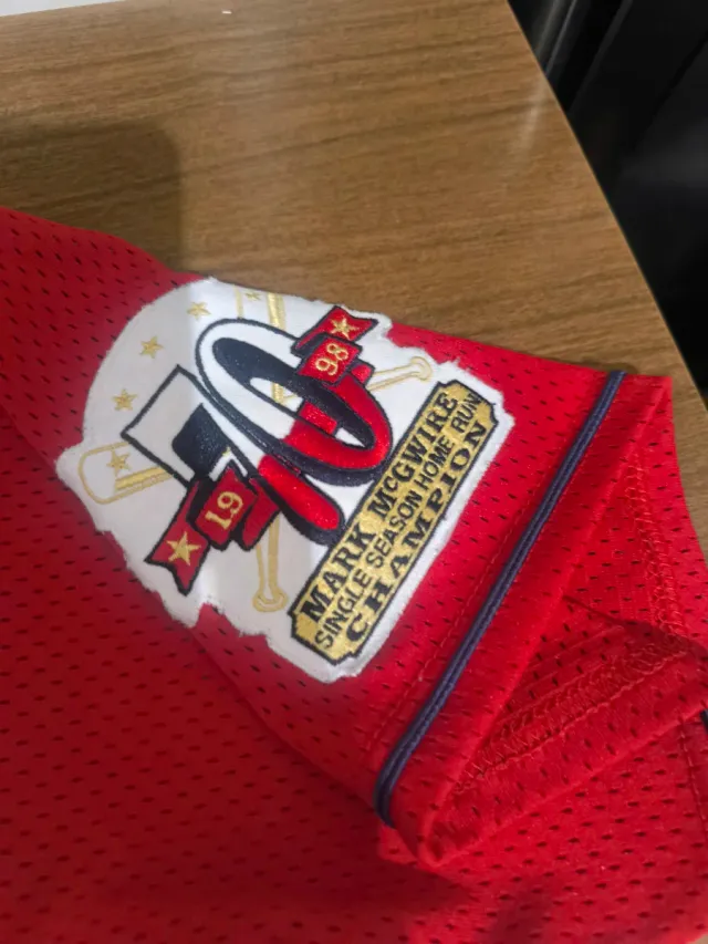 Maglietta baseball Majestic Cardinals rossa