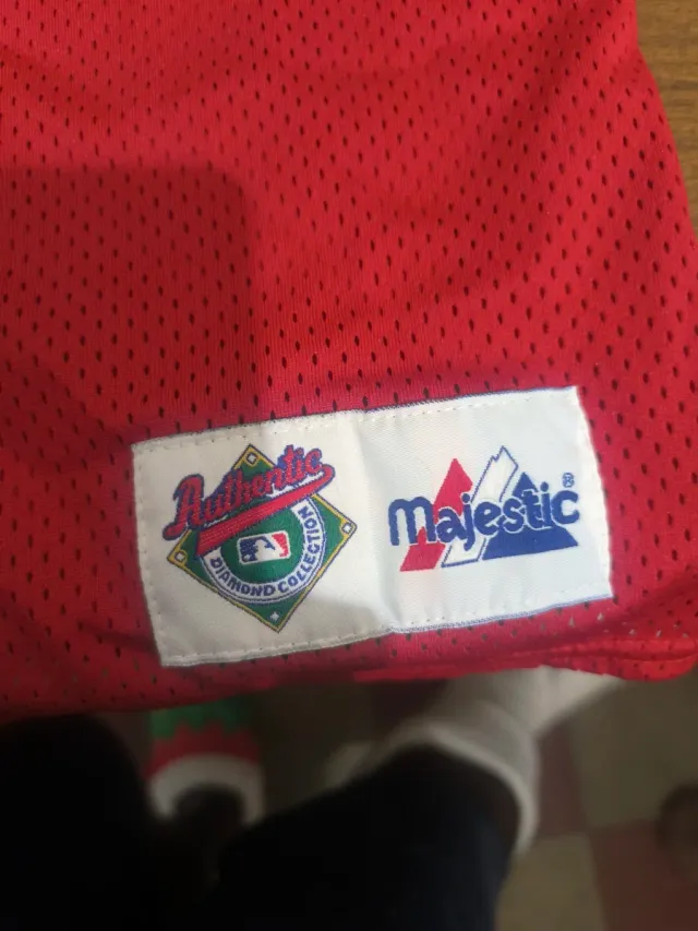 Maglietta baseball Majestic Cardinals rossa