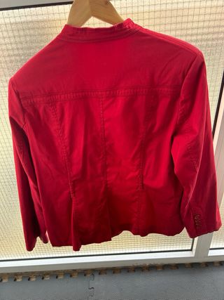 Chaquetón mujer talla 48 burdeos