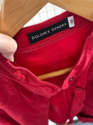 Chaquetón mujer talla 48 burdeos