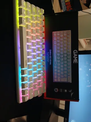 Teclado Gaming GMKH-60 WHITE