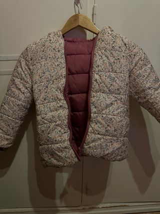 Abrigo reversible niña 5-6 años 116 cm