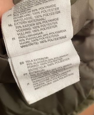 Cazadora H&M Verde Talla XXL