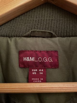 Cazadora H&M Verde Talla XXL