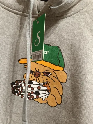 Sudadera Sgrap con capucha gris