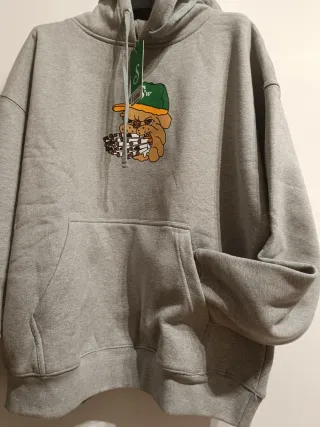 Sudadera Sgrap con capucha gris