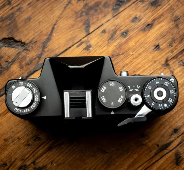 Cámara Vintage Zenit 12 XP Negra