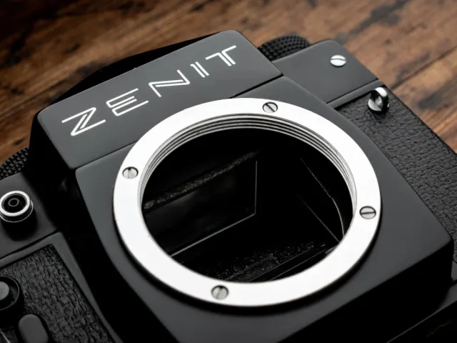 Cámara Vintage Zenit 12 XP Negra