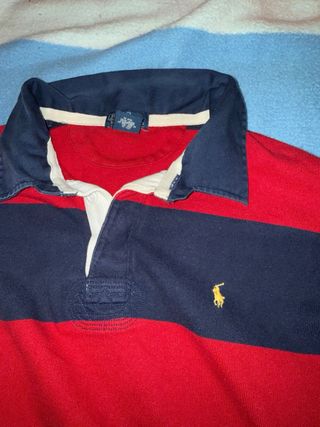 Polo Ralph Lauren Rayas Rojo Azul