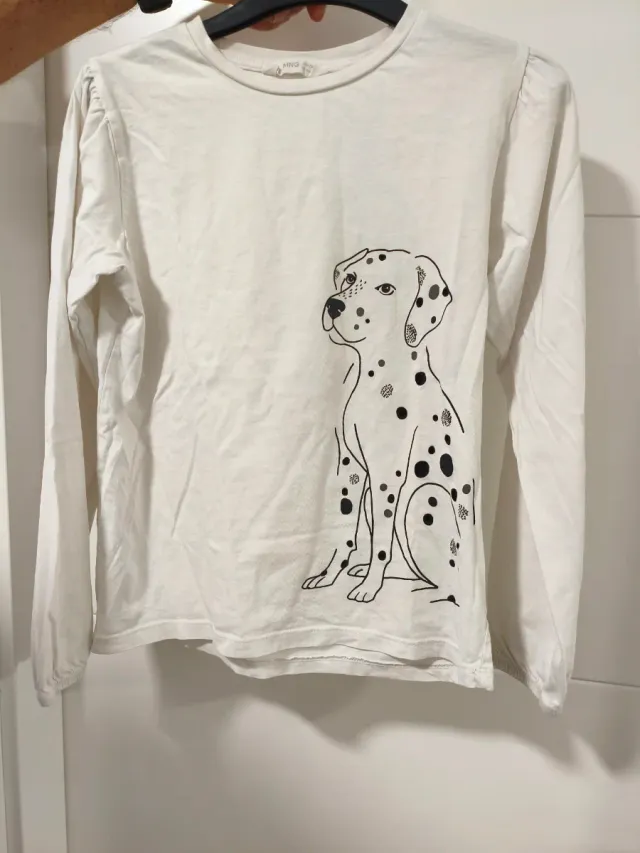 Camiseta niña Mango perro dálmata