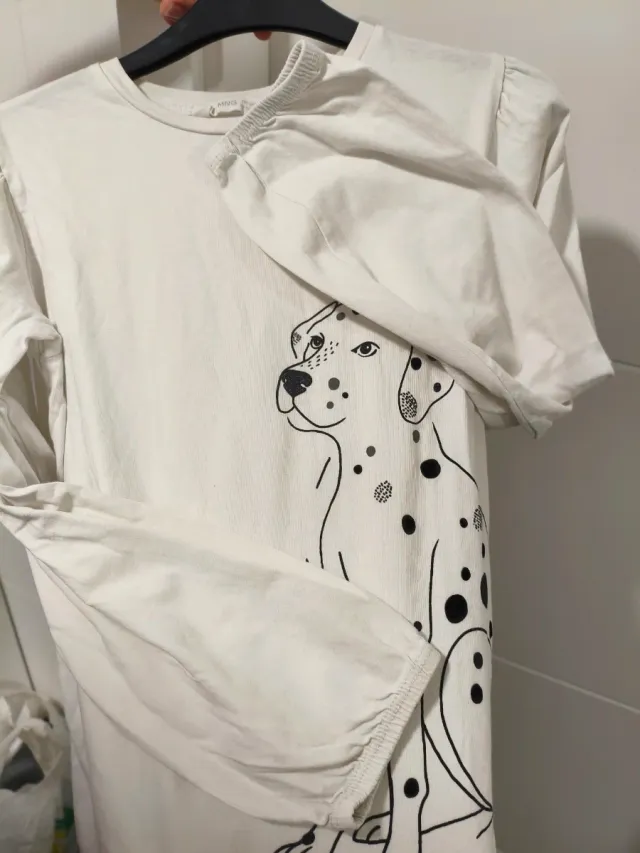 Camiseta niña Mango perro dálmata