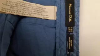 Pantalones de caballero azul