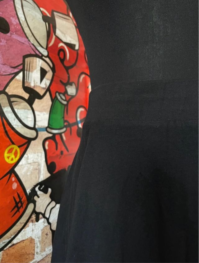 Falda plisada negra de Shana - Talla M