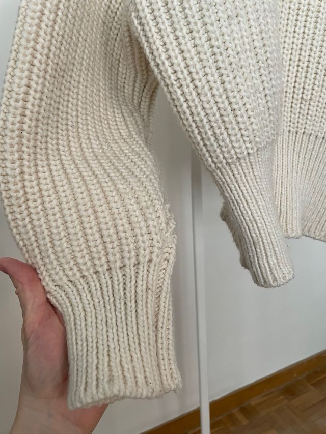Jersey de punto grueso cuello bobo H&M