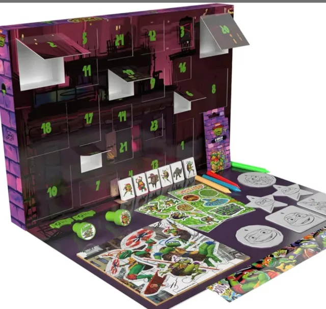 Calendario Adviento Tortugas Ninja. Tengo 2  unid.