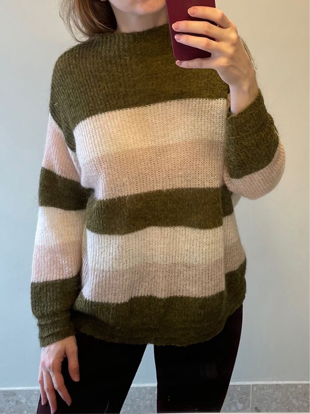 Jersey ligero de punto fino lana mohair Mango