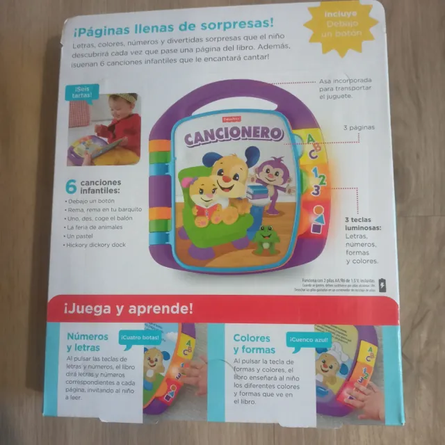 Libro Cancionero Fisher Price Ríe y Aprende