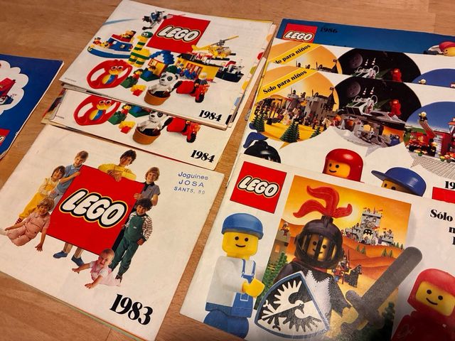 Lot Catàlegs/ Lote Catálogos LEGO Antics/Antiguos
