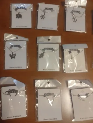 60 Colgantes Acero Inoxidable YM2G