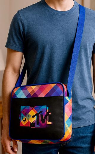 Borsa a tracolla MTV originale e unisex