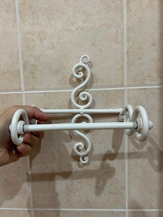 Porta salviette/rotolo in metallo