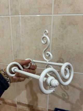 Porta salviette/rotolo in metallo