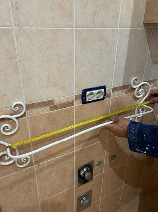 Porta salviette/rotolo in metallo