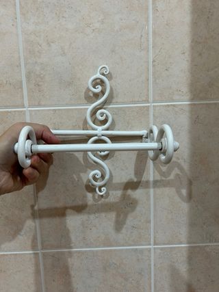 Porta salviette/rotolo in metallo