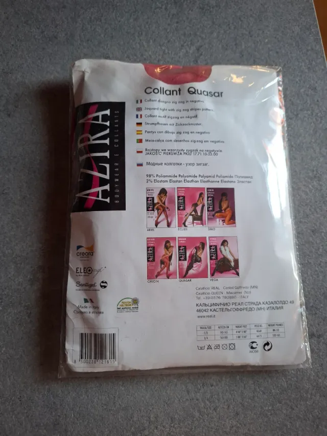 Set 2 Collant Azira coprente con disegni tg. 2