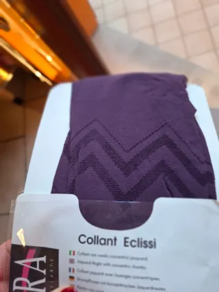 Set 2 Collant Azira coprente con disegni tg. 2