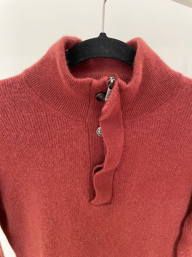 Jersey hombre cuello subido lana Massimo Dutti