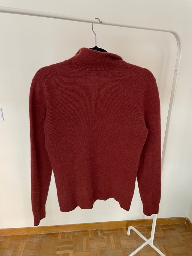 Jersey hombre cuello subido lana Massimo Dutti