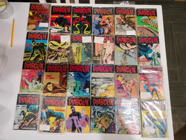 Diabolik - 48 fumetti anni 70