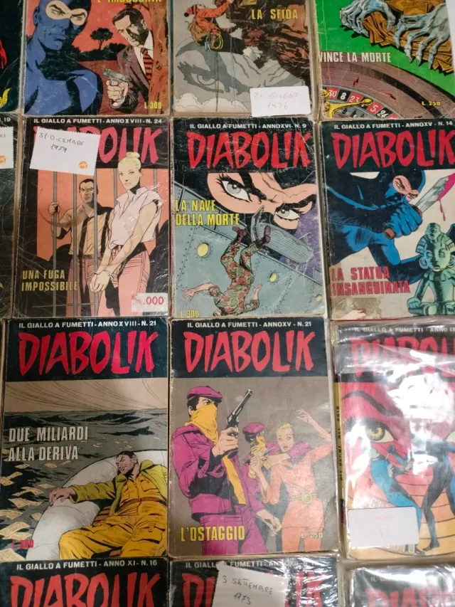 Diabolik - 48 fumetti anni 70
