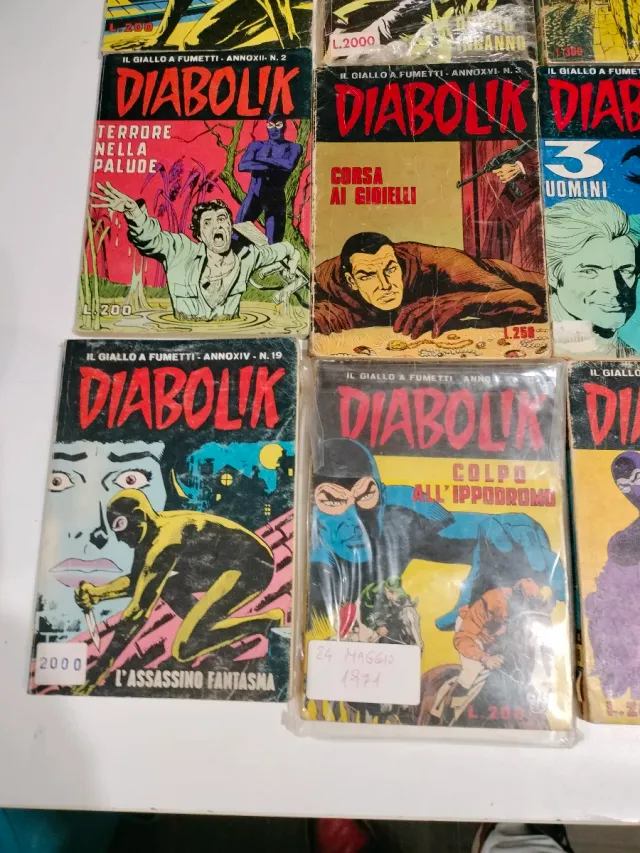 Diabolik - 48 fumetti anni 70