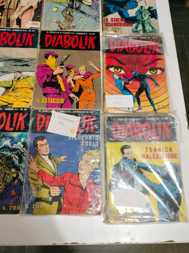 Diabolik - 48 fumetti anni 70