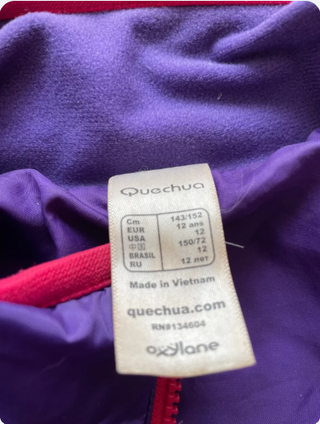 Parka 2 piezas 10-12 años