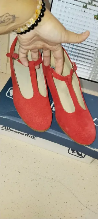 Zapatos Flamenco Almoradux Rojo