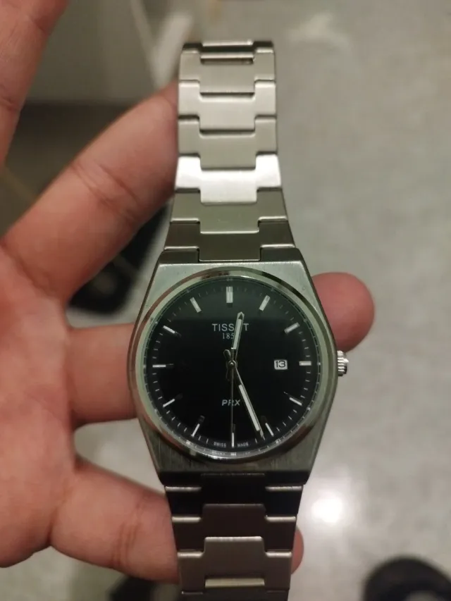 Reloj Tissot PRX Negro/Plateado