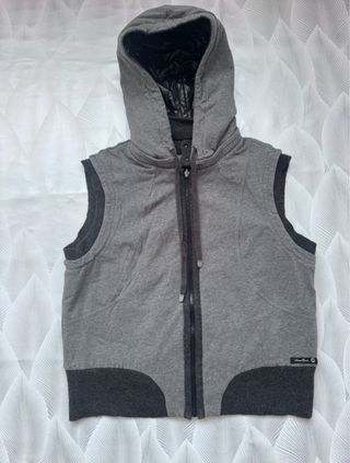 Chaleco acolchado reversible de diseño,transformer