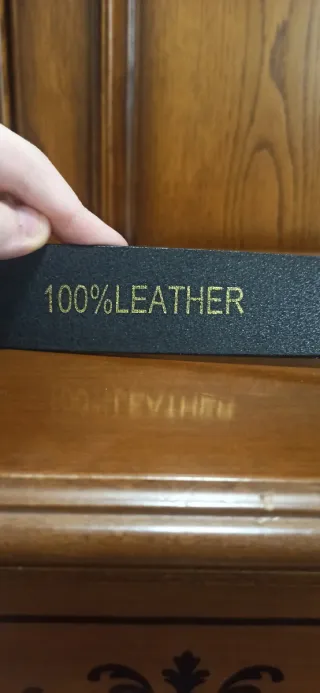 Cinturón Giorgio Armani Negro Hebilla Metálica