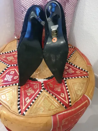 Zapatos de tacón de fiesta negros talla 37