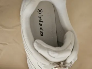 Sneakers bianche plateau Bellamica 38