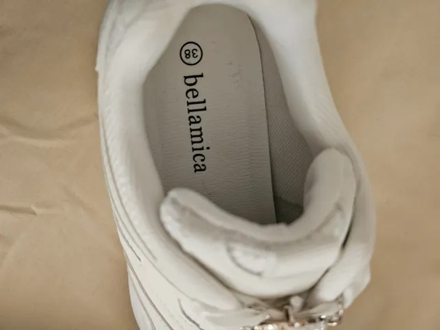 Sneakers bianche plateau Bellamica 38
