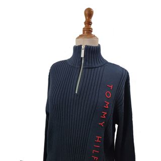 Tommy Hilfiger/ Jersey marino punto canelón XL
