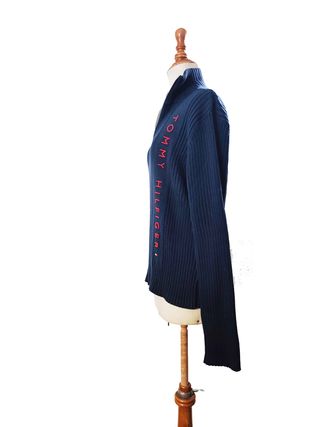 Tommy Hilfiger/ Jersey marino punto canelón XL